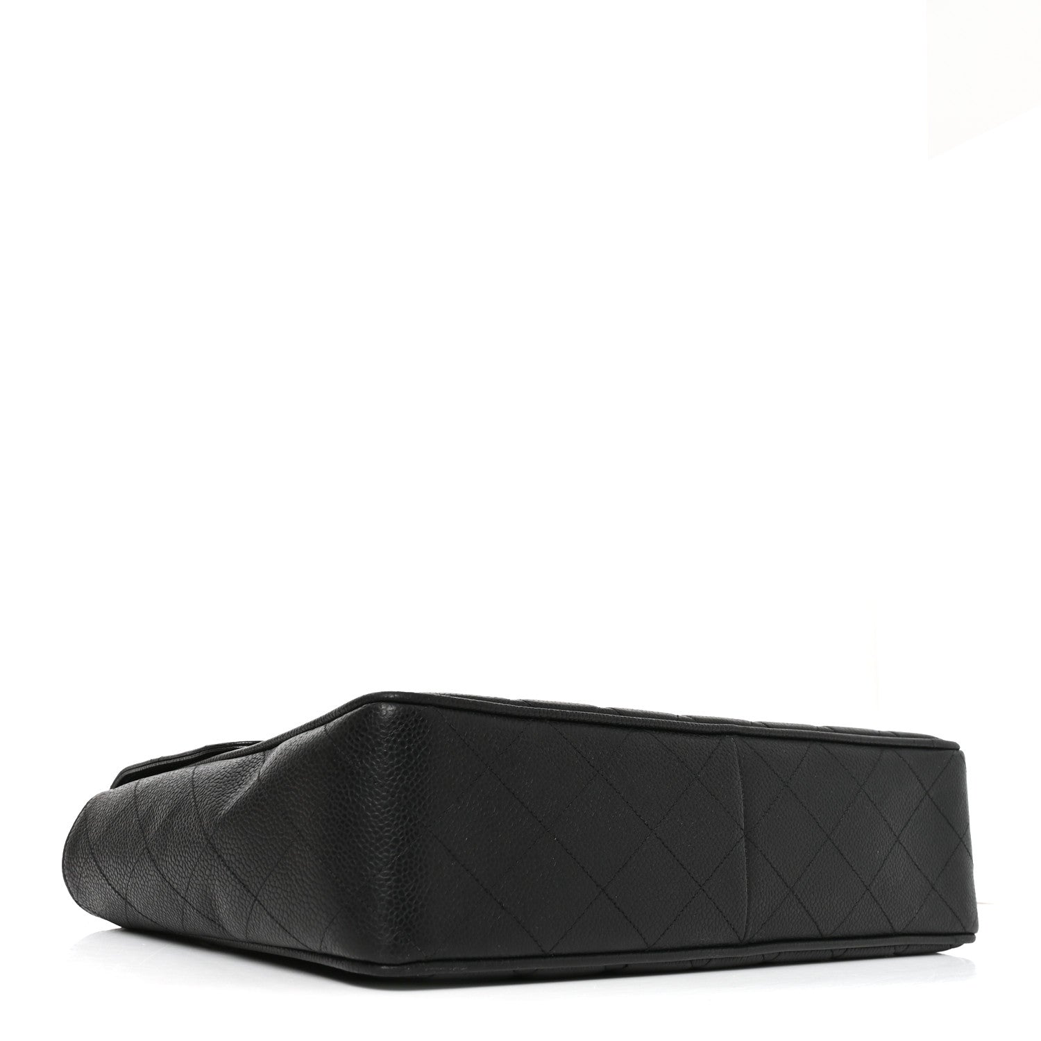 Chanel Caviar Quilted XL Jumbo Single Flap Black 3 of 10