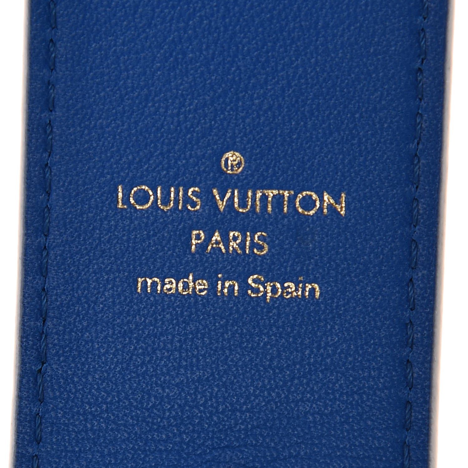 Louis Vuitton Monogram Bandouliere Shoulder Strap Blue 5 of 5