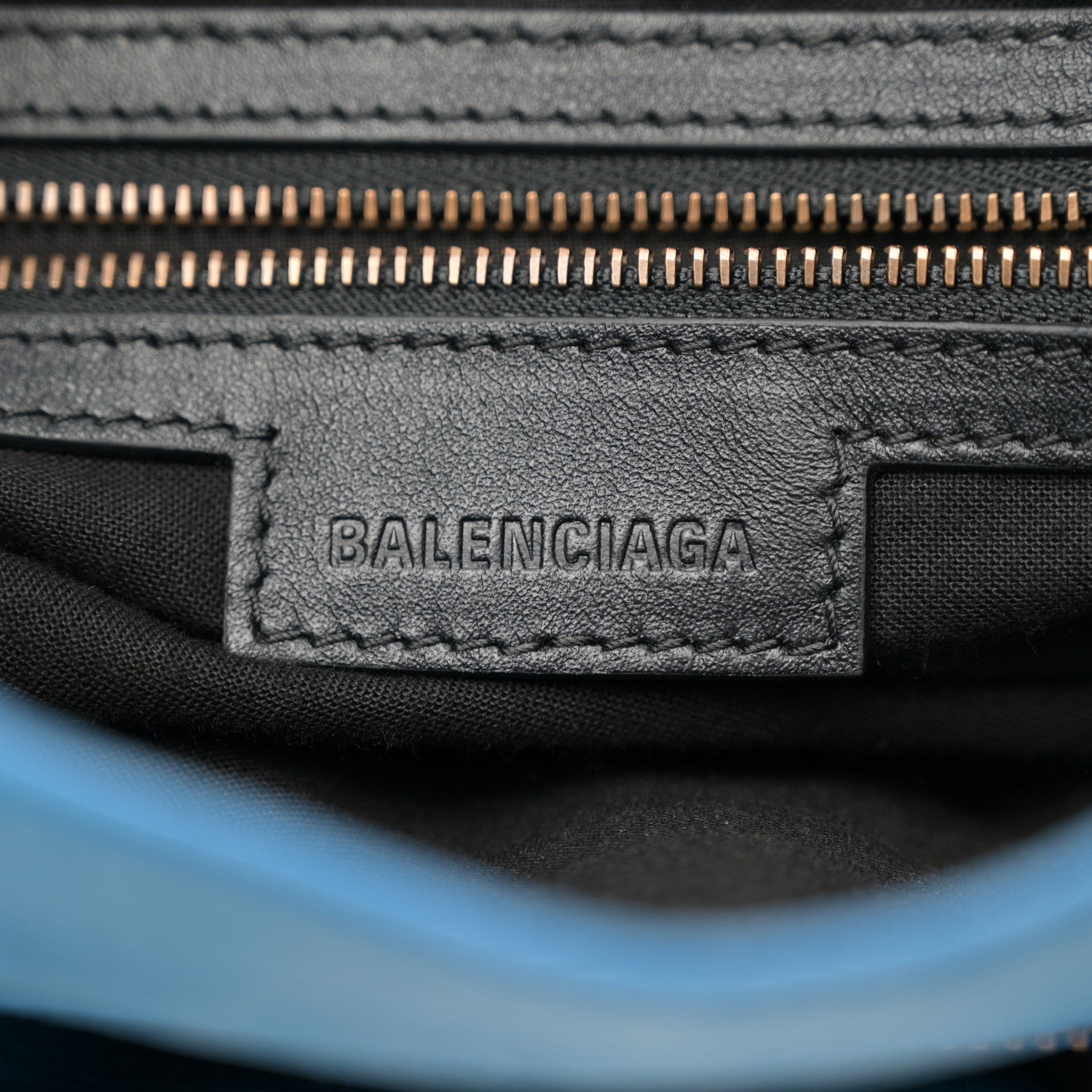 Balenciaga Agneau Arena Classic Hardware Small Le City Blue 6 of 11