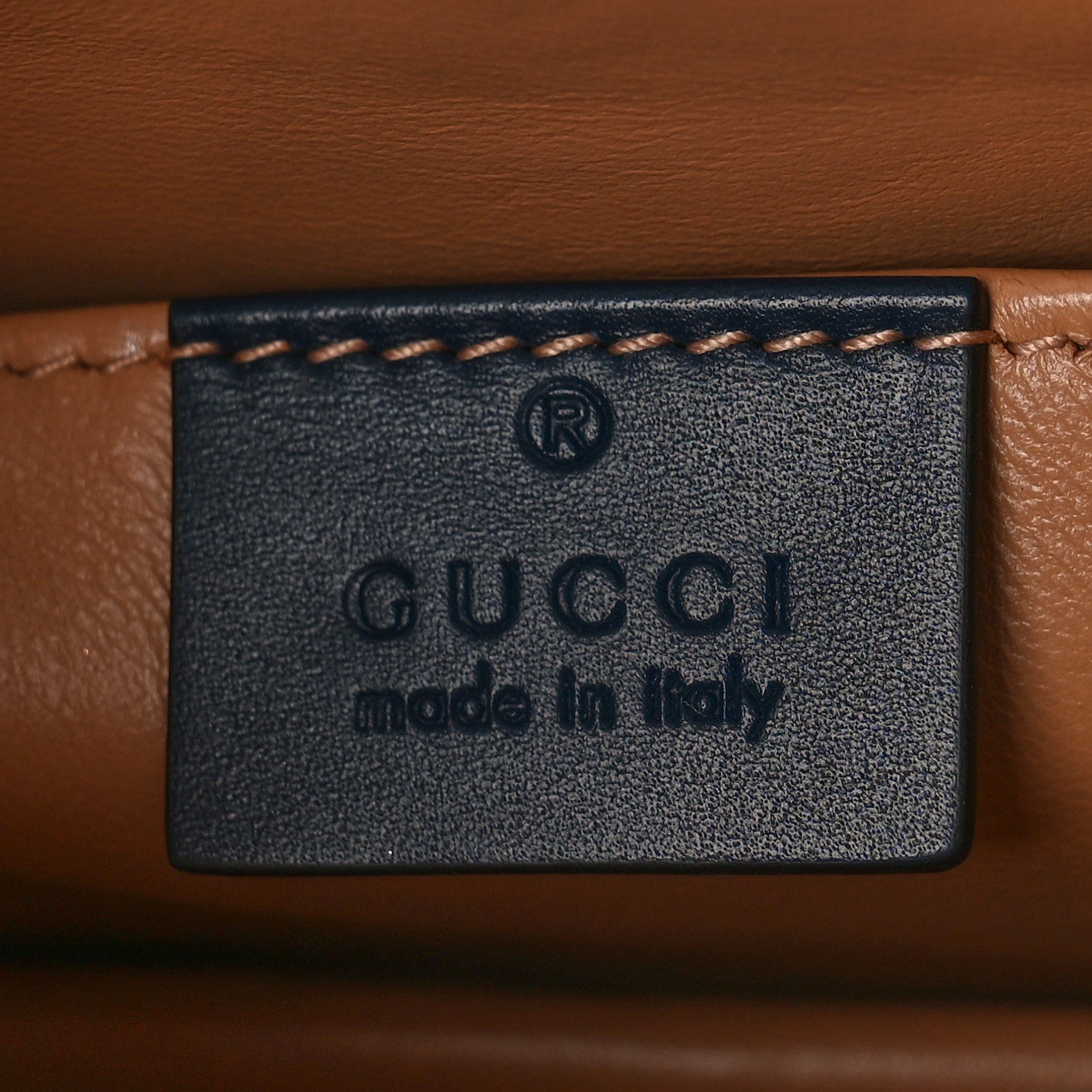Gucci Nappa Pearl Studded Mini Queen Margaret Broadway Shoulder Bag Blue Agata 6 of 11