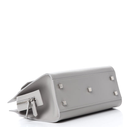 Saint Laurent Grain De Poudre Small Uptown Tote Granite 4 of 10