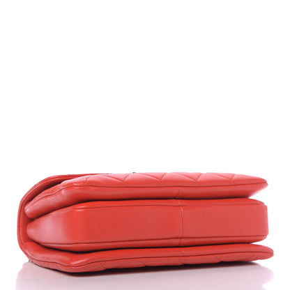 Chanel Lambskin Quilted Small Trendy CC Flap Dual Handle Bag Red 5 of 10