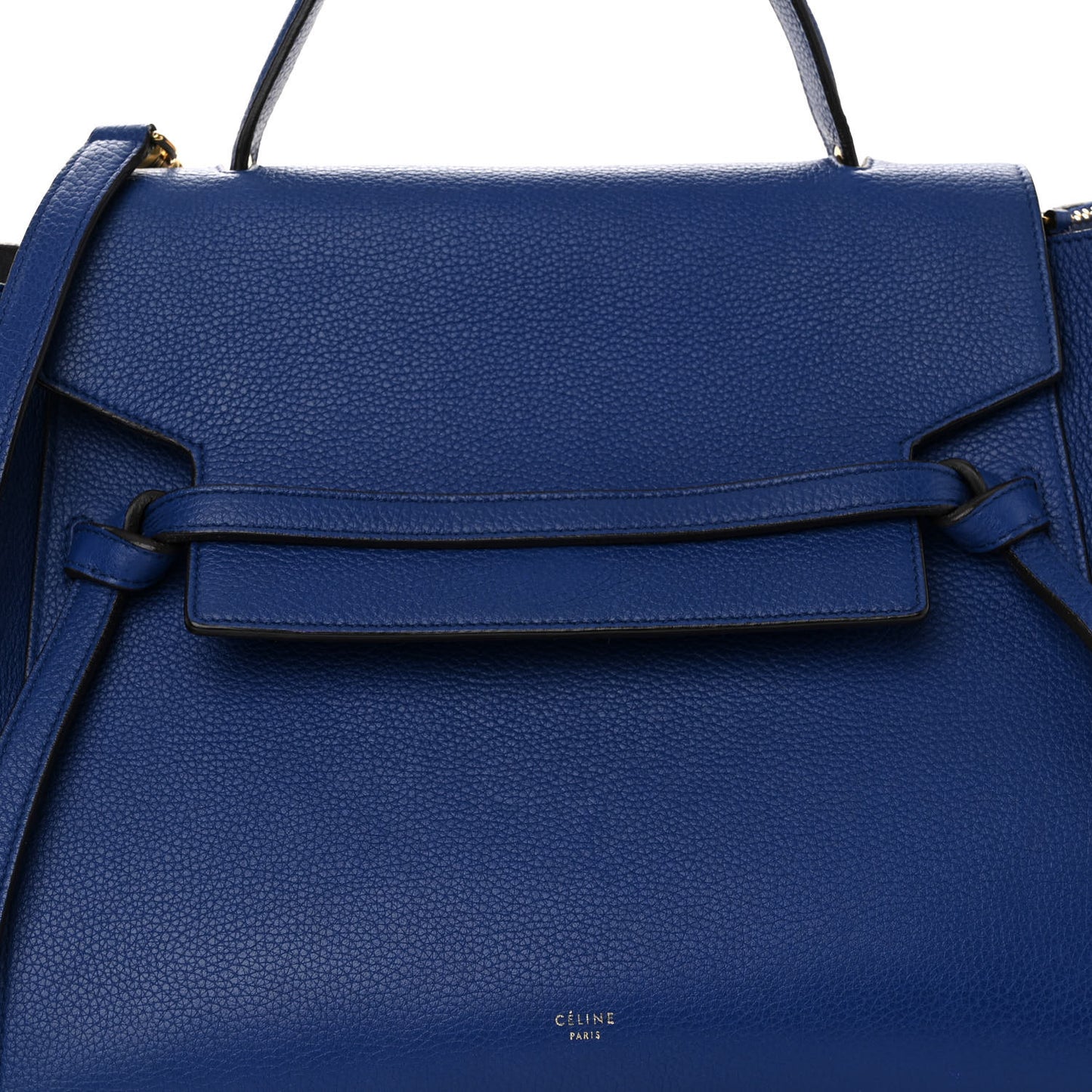 Grained Calfskin Mini Belt Bag Indigo
