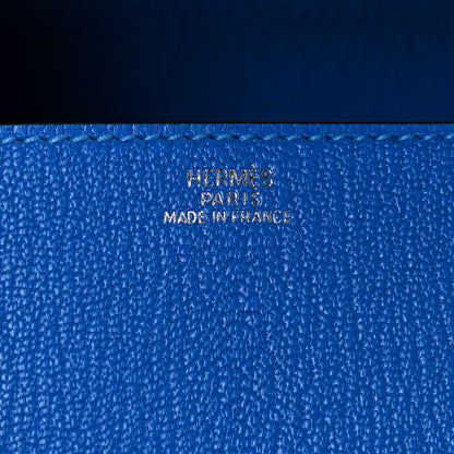Hermes Chevre Mysore Medor 23 Clutch Bleu Hydra 6 of 10