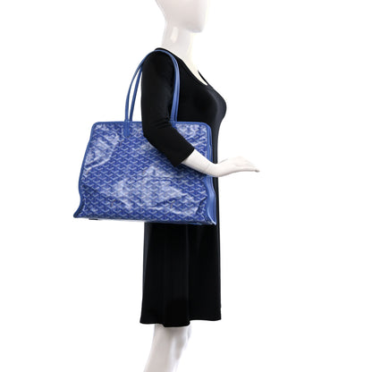 Goyard Goyardine Sac Hardy Pet Carrier PM Sky Blue 3 of 9