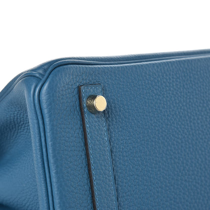 Hermes Togo Birkin 30 Cobalt 32 of 36