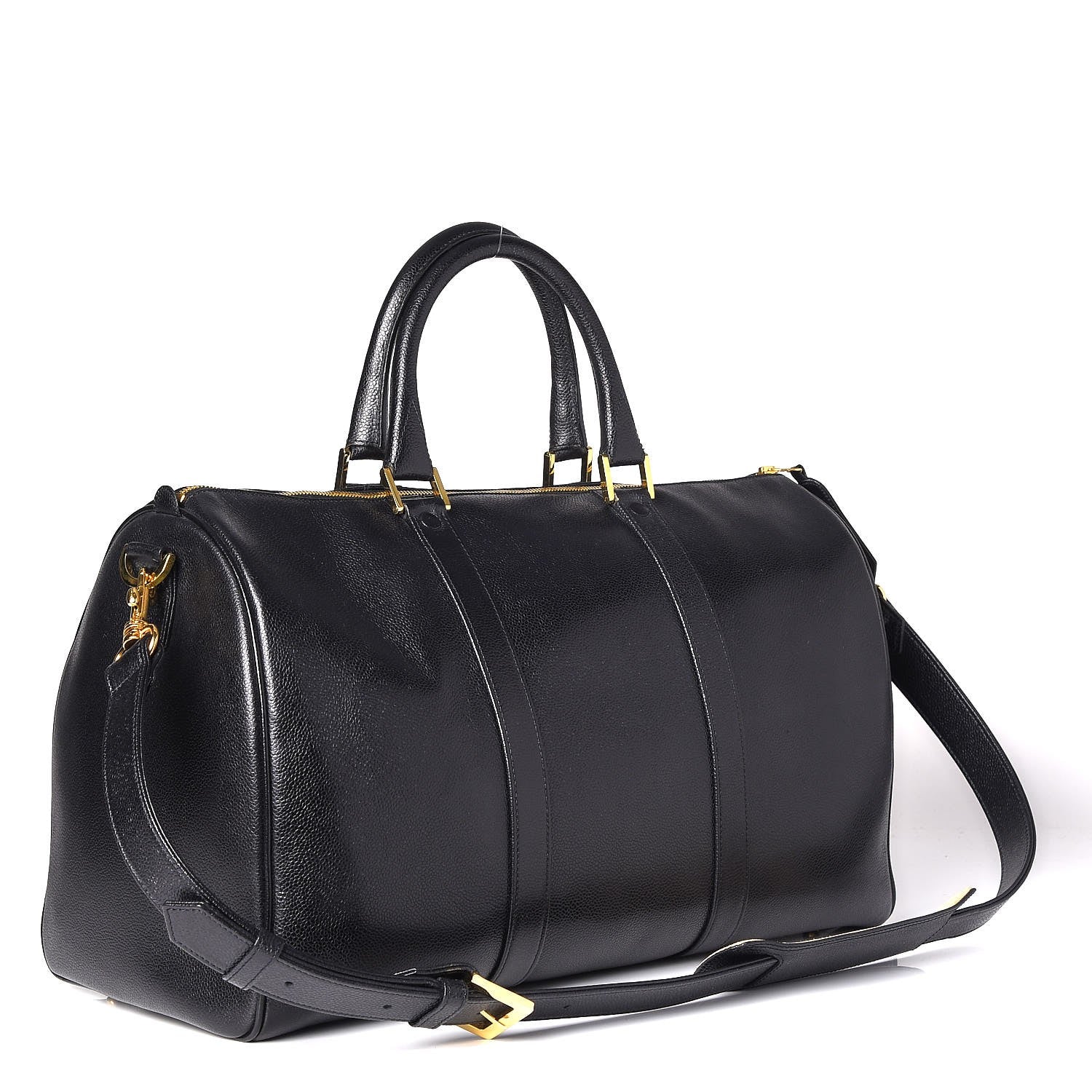 Chanel Caviar Timeless CC Duffel Bag Black 3 of 9