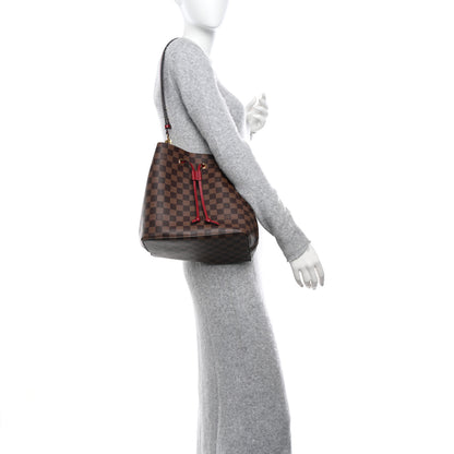 Louis Vuitton Damier Ebene Neonoe MM Cherry Berry 2 of 9