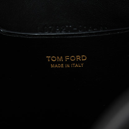 Tom Ford Suede Medium Double Tassel Bucket Bag Dark Brown 8 of 8
