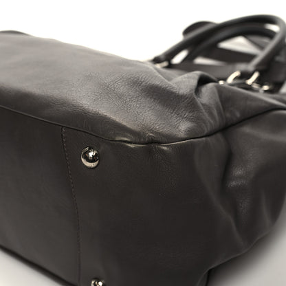 Prada Soft Calf Shoulder Bag Dark Grey 11 of 12
