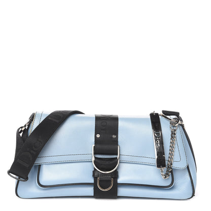 Christian Dior Coated Canvas Crystal Hardcore Bag Light Blue 1 of 13