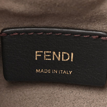 Fendi Suede Vitello King F is Fendi Micro FF Mini Mon Tresor Bucket Bag Sigaro Marrone Ebano 6 of 10