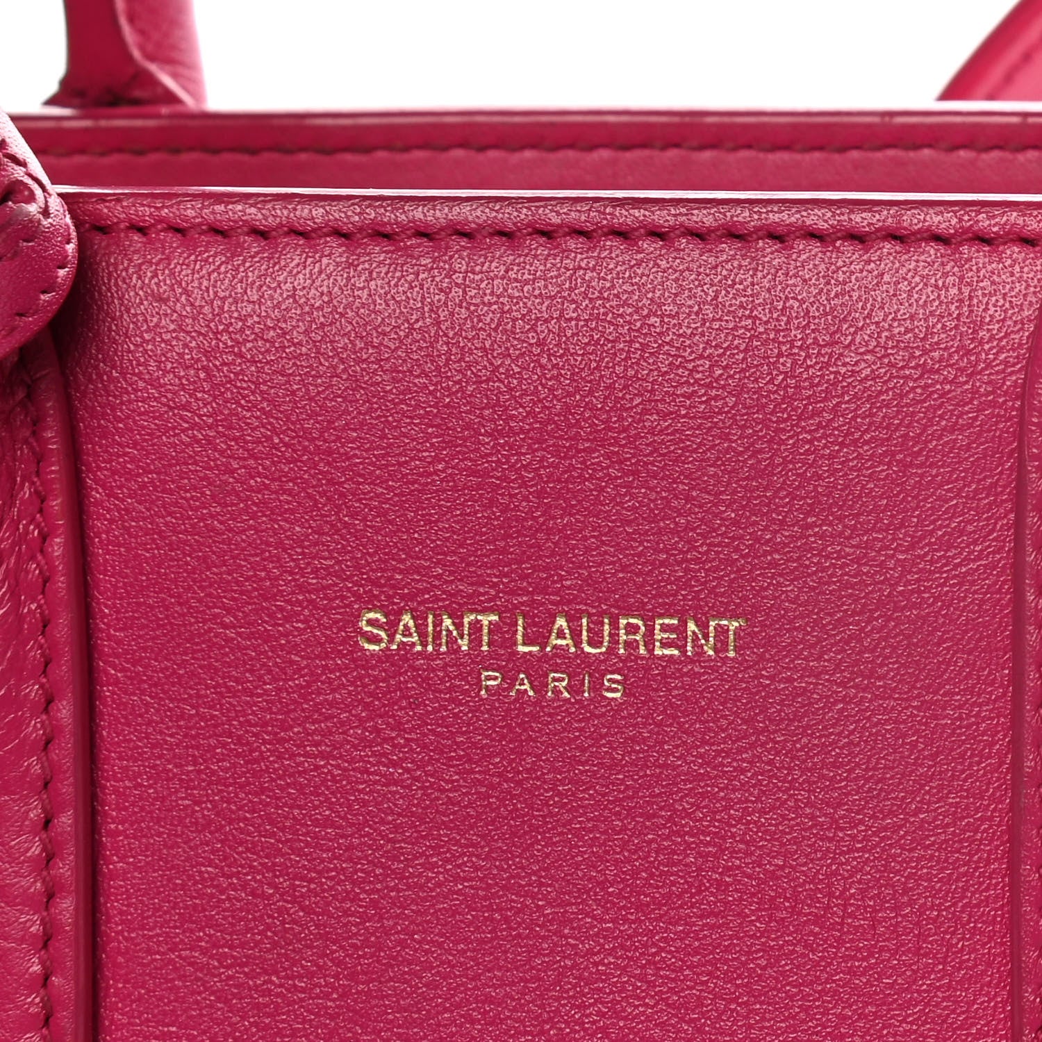 Saint Laurent Calfskin Nano Sac De Jour Bubblegum 8 of 14