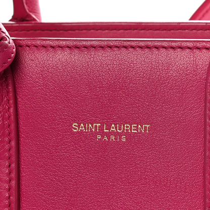Saint Laurent Calfskin Nano Sac De Jour Bubblegum 8 of 14