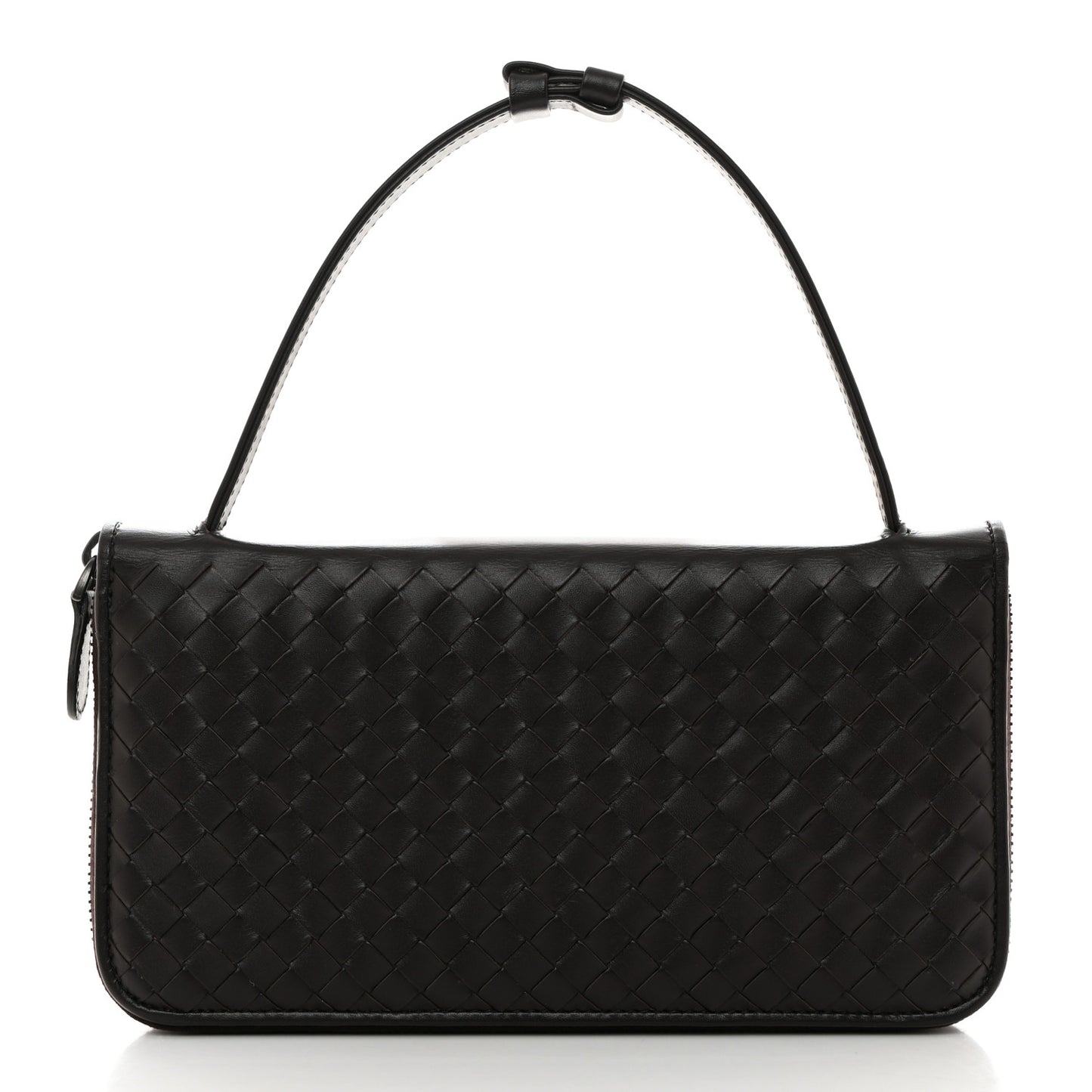 Nappa Intrecciato VN Travel Organizer Wallet Ebano
