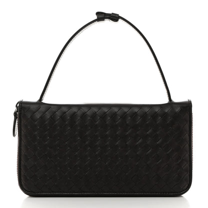 Bottega Veneta Nappa Intrecciato VN Travel Organizer Wallet Ebano 3 of 8