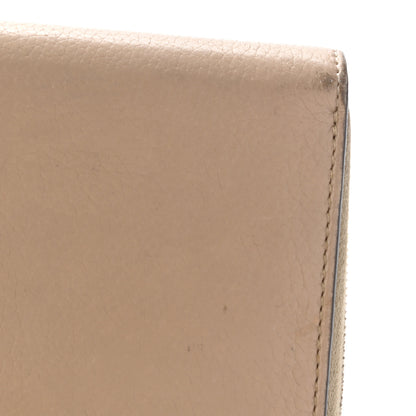 Celine Grained Calfskin Large Zip Around Multifunction Wallet Dune 13 of 15