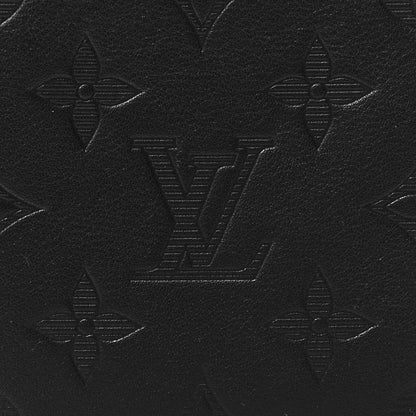 Louis Vuitton Calfskin Monogram Shadow Multiple Wallet Black 7 of 8