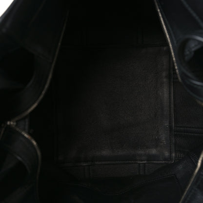 Balenciaga Calfskin Large Laundry Cabas Tote Black 5 of 9