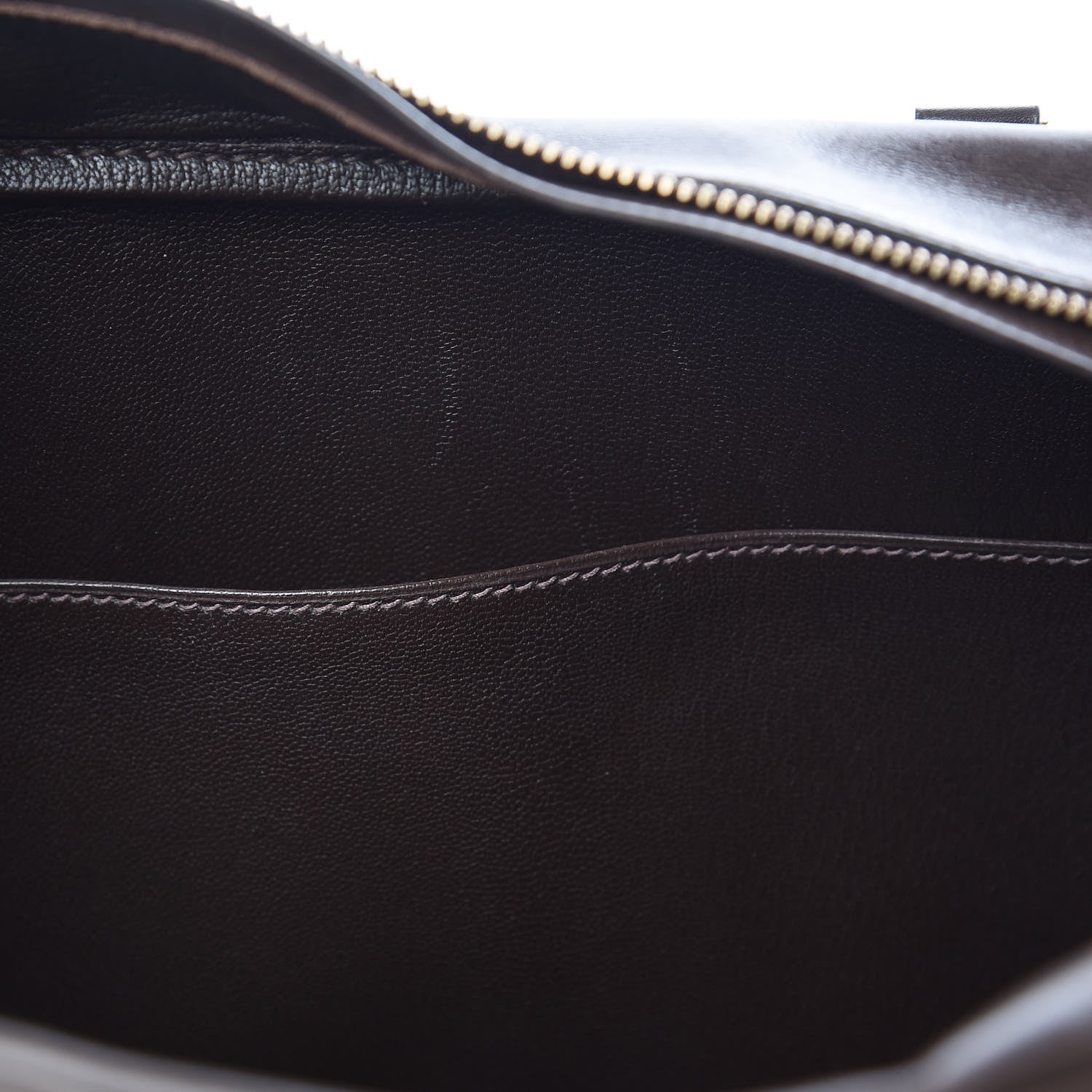 Hermes Box Vibrato Plume 32 Chocolate 8 of 13