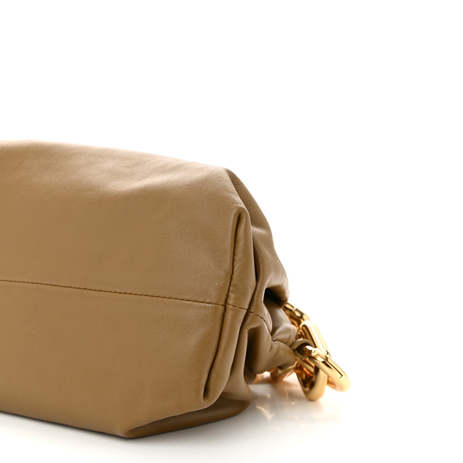 Bottega Veneta Calfskin The Pouch Chain Cammello 10 of 10