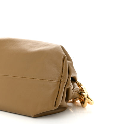 Bottega Veneta Calfskin The Pouch Chain Cammello 10 of 10
