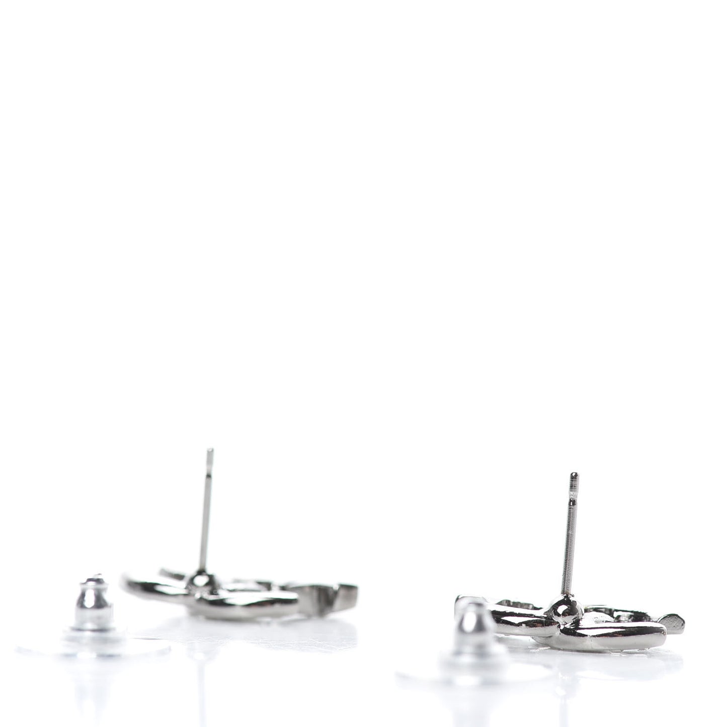 Crystal CC Starfall Earrings Silver