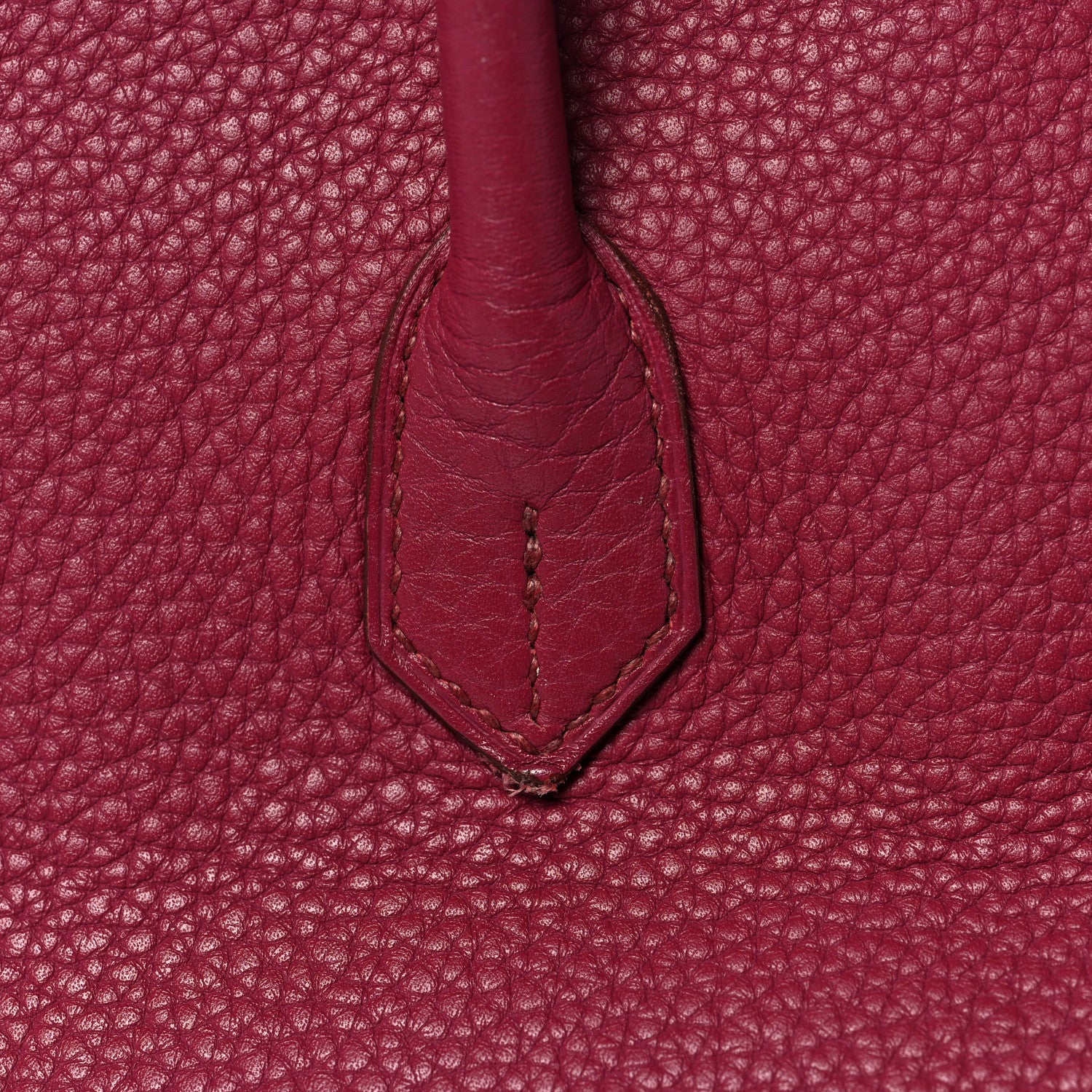 Hermes Taurillon Clemence Birkin 35 Rubis 10 of 48