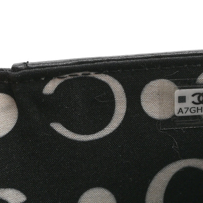 Chanel Caviar Quilted Coco Chanel CC Medium Flap Wallet Black 8 of 11