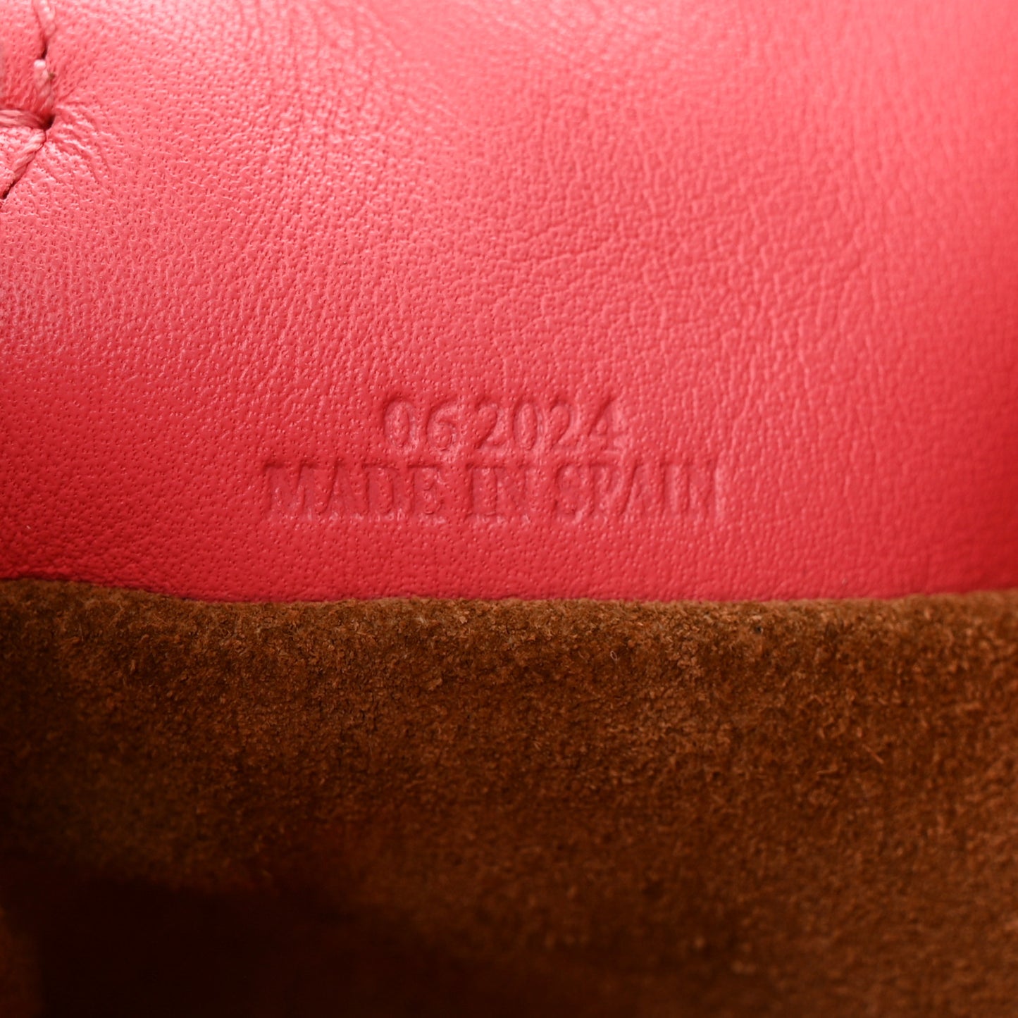 Calfskin Mini Flamenco Knot Clutch Pink