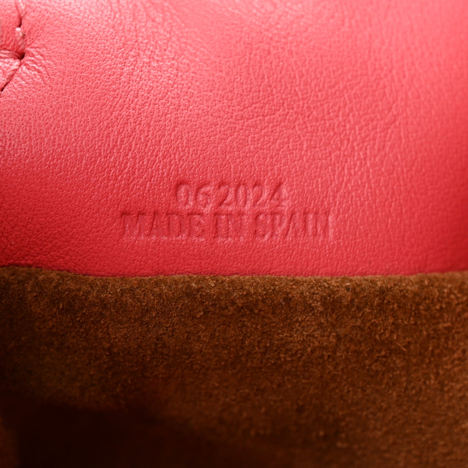 Loewe Calfskin Mini Flamenco Knot Clutch Pink 7 of 13