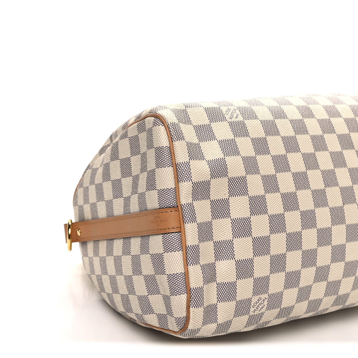 Louis Vuitton Damier Azur Braided Speedy Bandouliere 30 Blue 7 of 11