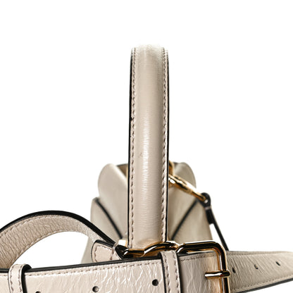Fendi Agnello Old Shine Medium Peekaboo Iconic Satchel Camelia 30 of 31