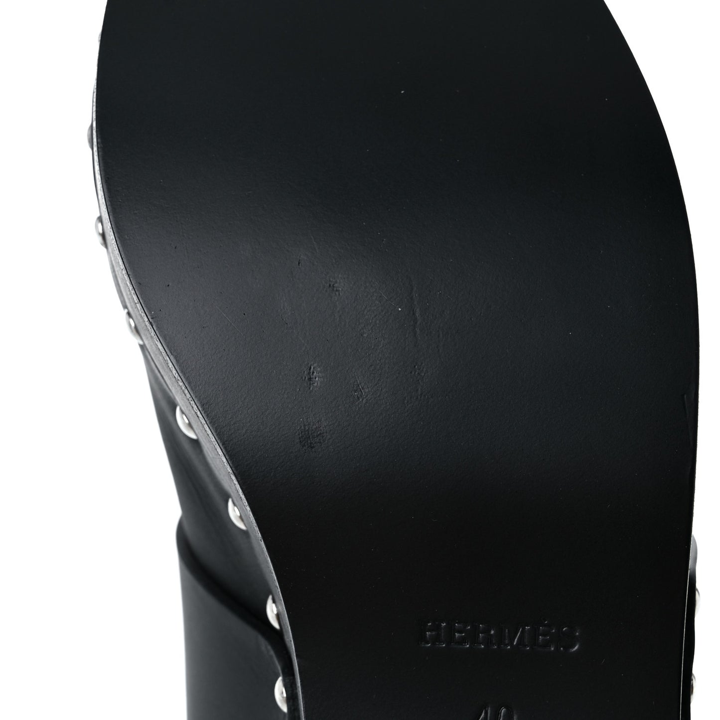 Calfskin Calya Mules 40 Black