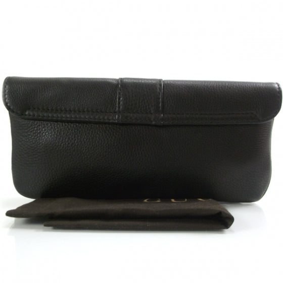 Gucci Leather Greenwich Clutch Black 2 of 7