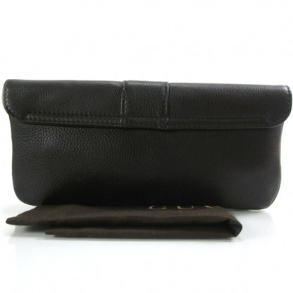 Gucci Leather Greenwich Clutch Black 2 of 7
