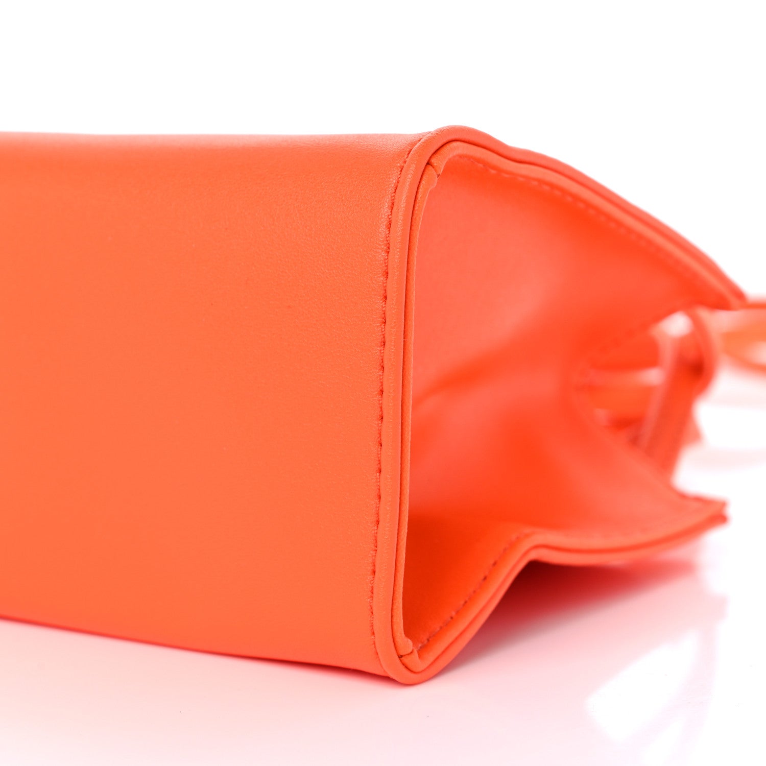 Telfar Vegan Leather Small Shopping Bag Orange 9 of 9