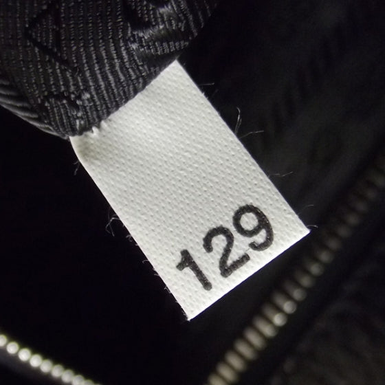 Prada Cervo Lux Chain Shoulder Bag Black 9 of 9