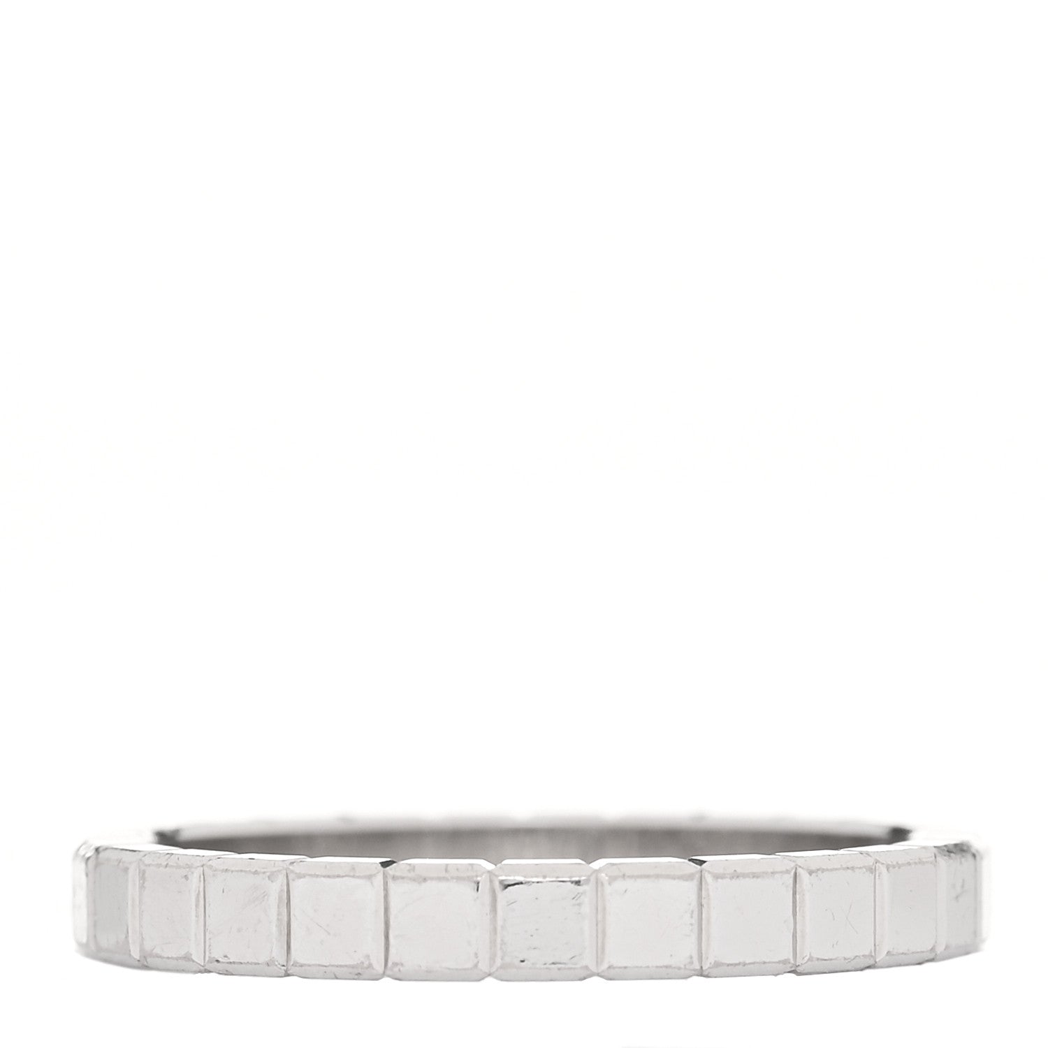 Chopard 18K White Gold Ice Cube Band Ring 53 6.25 3 of 5
