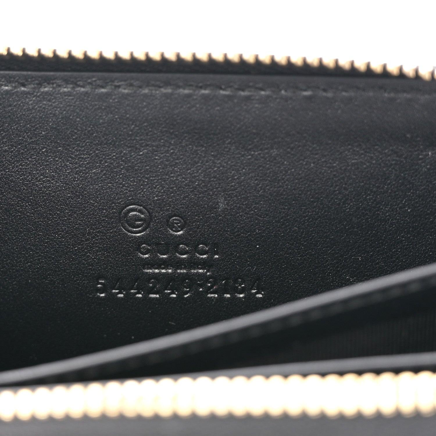 Gucci Microguccissima Zip Around Card Case Black 6 of 7