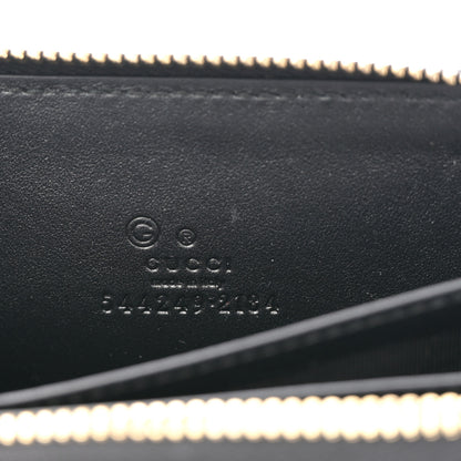 Gucci Microguccissima Zip Around Card Case Black 6 of 7