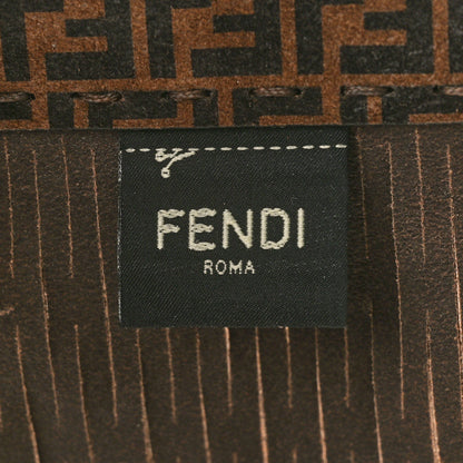 Fendi Suede Plexiglass FF Mesh Fendi Sunny Tote Bag Sigaro Moro 6 of 9