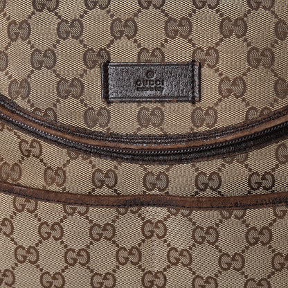 Gucci Monogram Natural Pigskin Large Diaper Bag Beige Ebony Cocoa Dark Chocolate 11 of 32