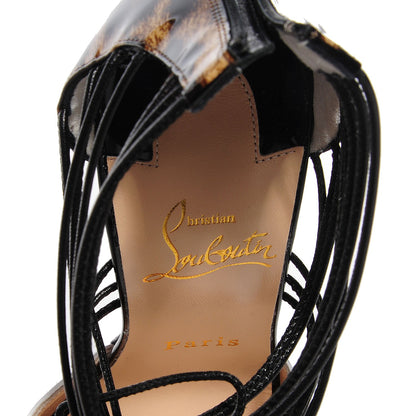 Christian Louboutin Patent Leopard Confusa Pumps 36.5 White Black 7 of 7