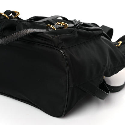 Prada Tessuto Nylon Soft Calfskin Small Backpack Black 8 of 8