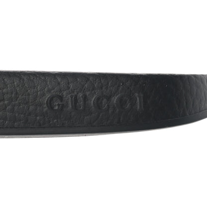 Gucci Rubber GG Monogram Perforated Womens Slide Sandals 38 Black 7 of 10