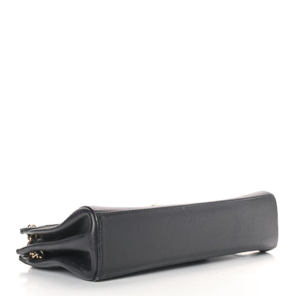 Chanel Lambskin Chocolate Bar Accordion Mademoiselle Black 4 of 14