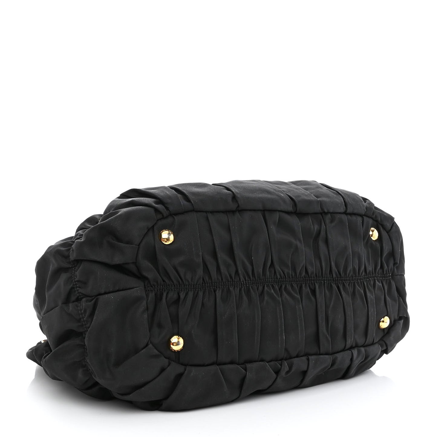 Tessuto Nylon Gaufre Tote Black