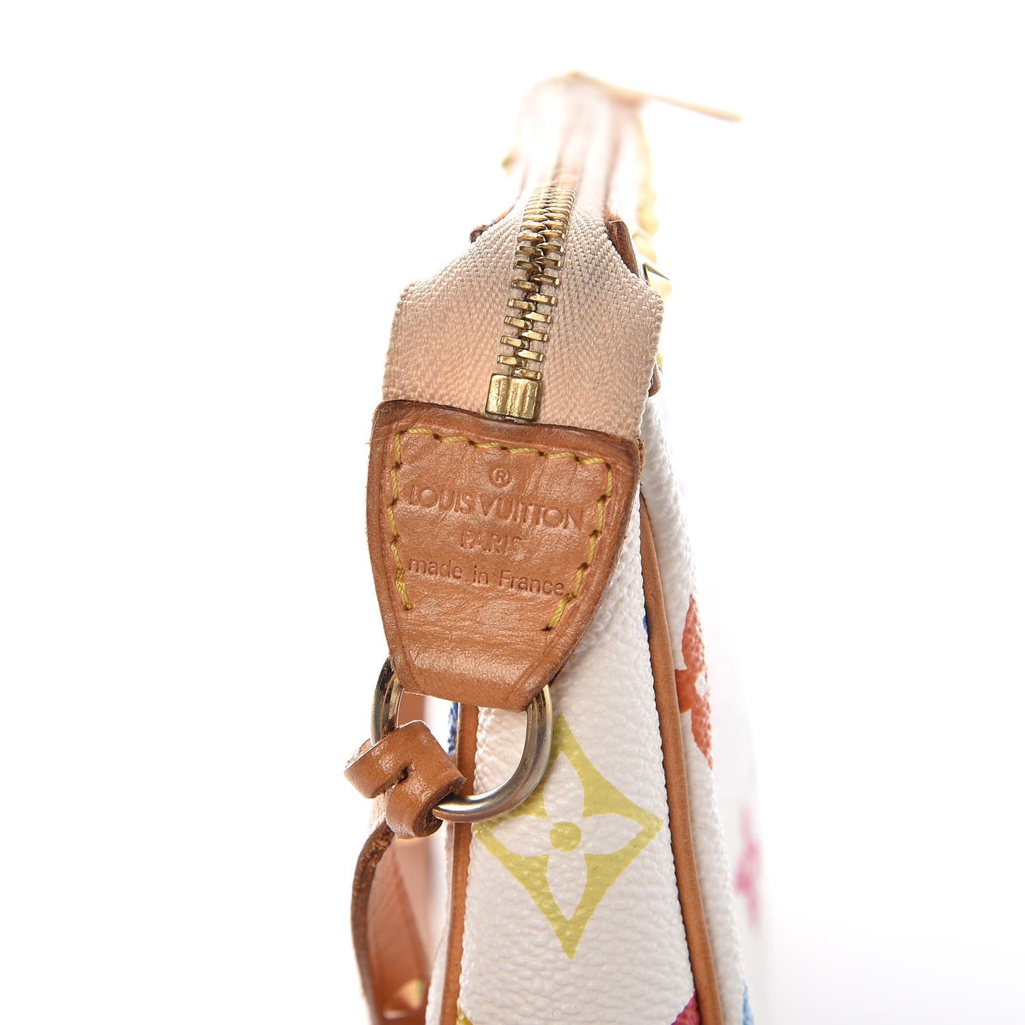 Monogram Multicolor Pochette Accessories White