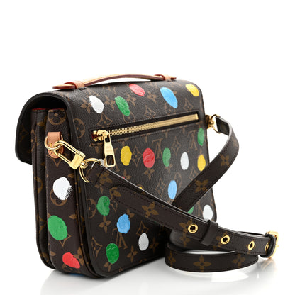 Louis Vuitton LV x YK Monogram Painted Dots Pochette Metis 3 of 10